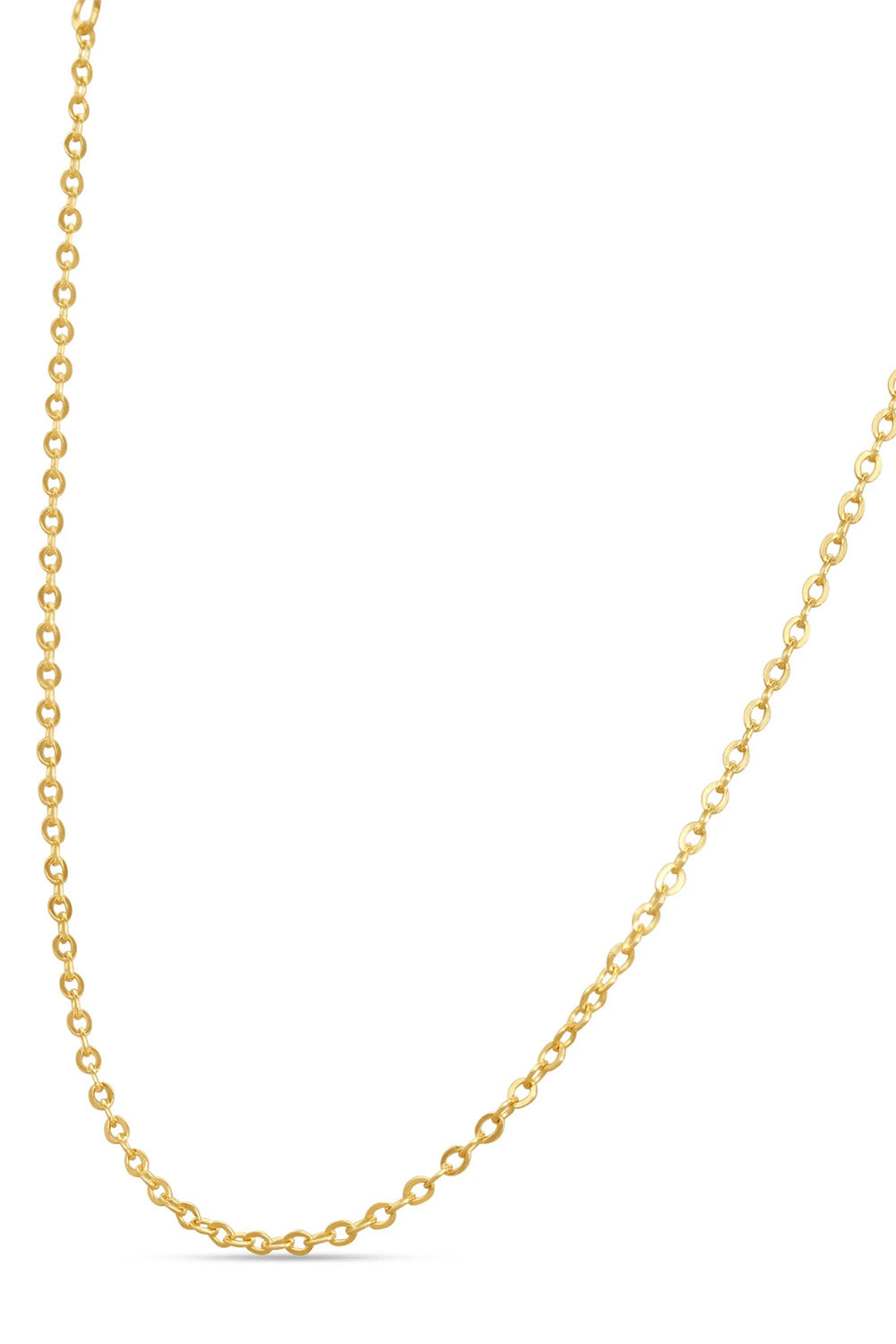 able felicity luxe chain necklace gold side