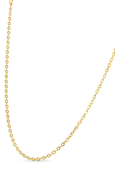 able felicity luxe chain necklace gold side