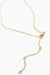 able hazel oval necklace gold clasp