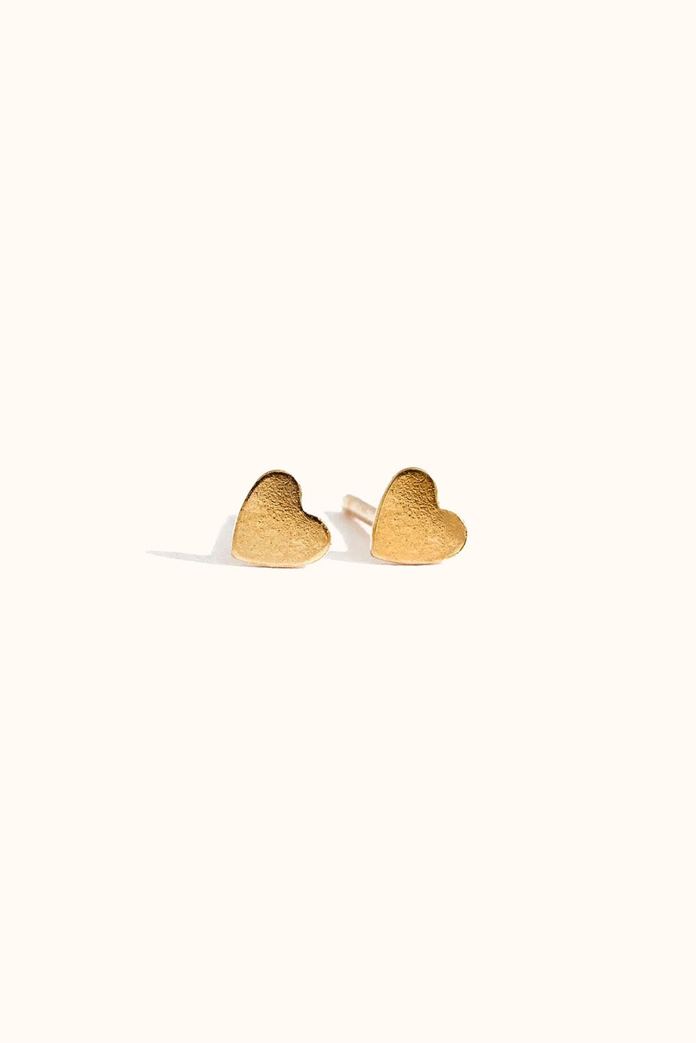 Able - Heart Studs - Gold