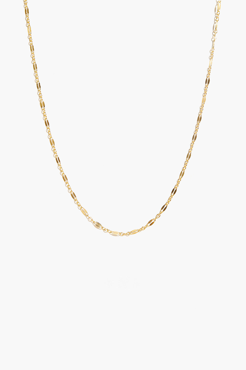 Able - Metal Link Necklace - Gold