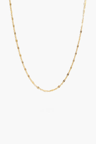 Able - Metal Link Necklace - Gold