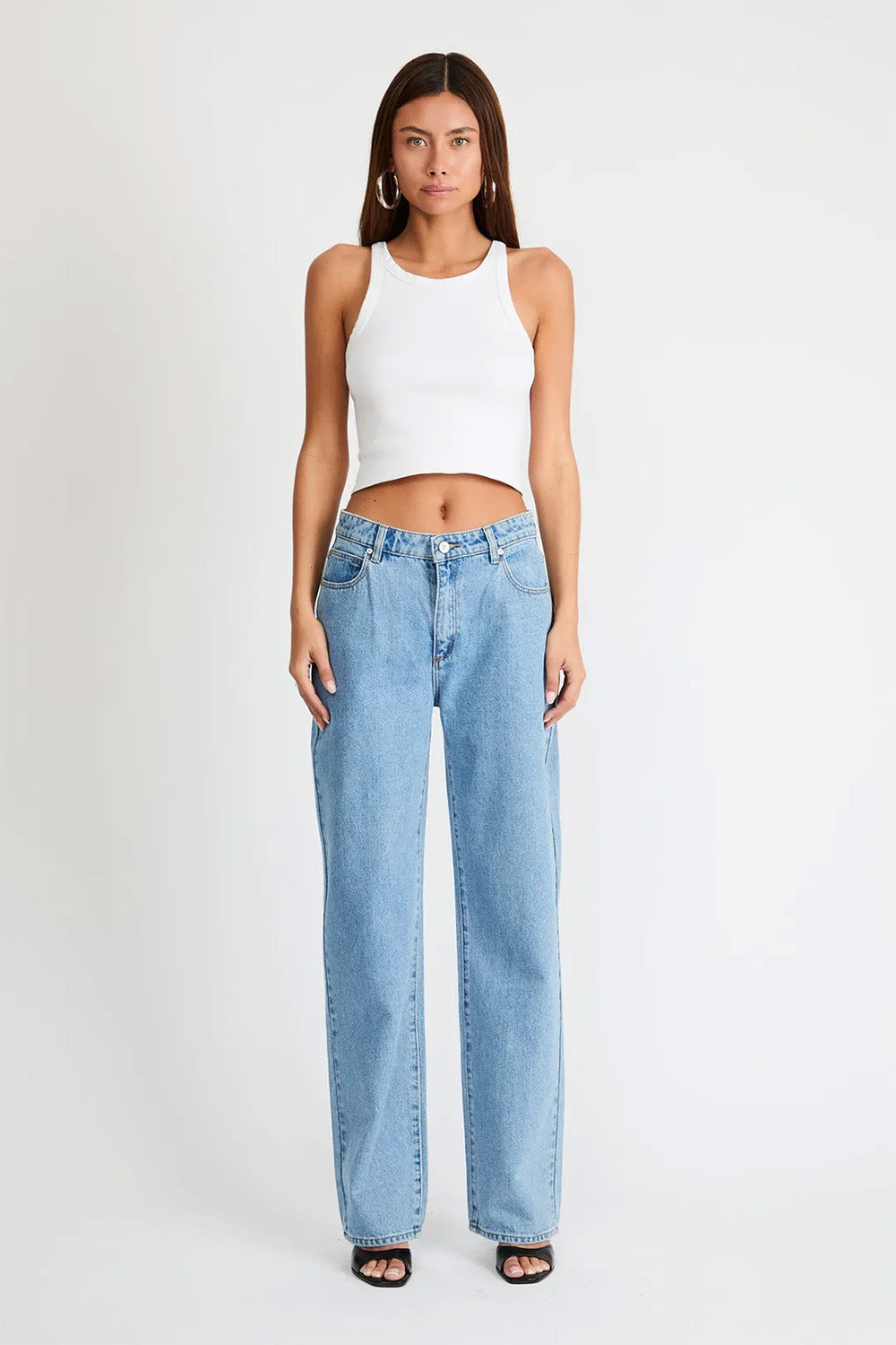 ABrand Jeans A 95 Mid Baggy in Gigi — Front view
