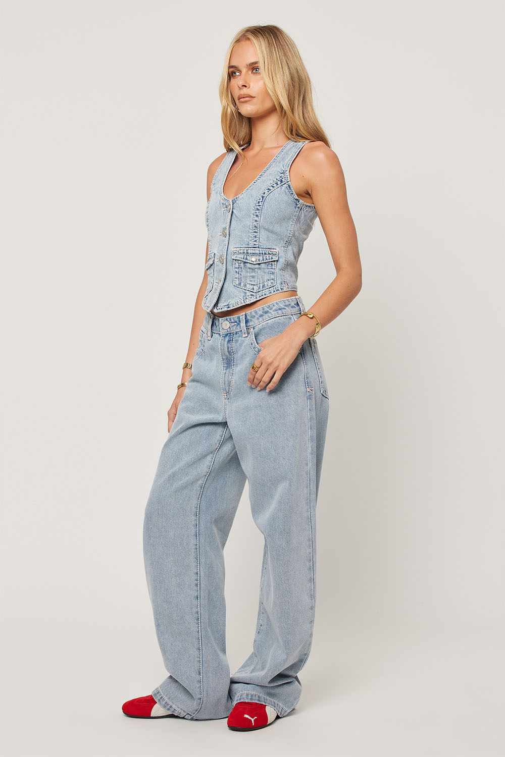 Abrand - A 95 Mid Baggy - Avril - Side