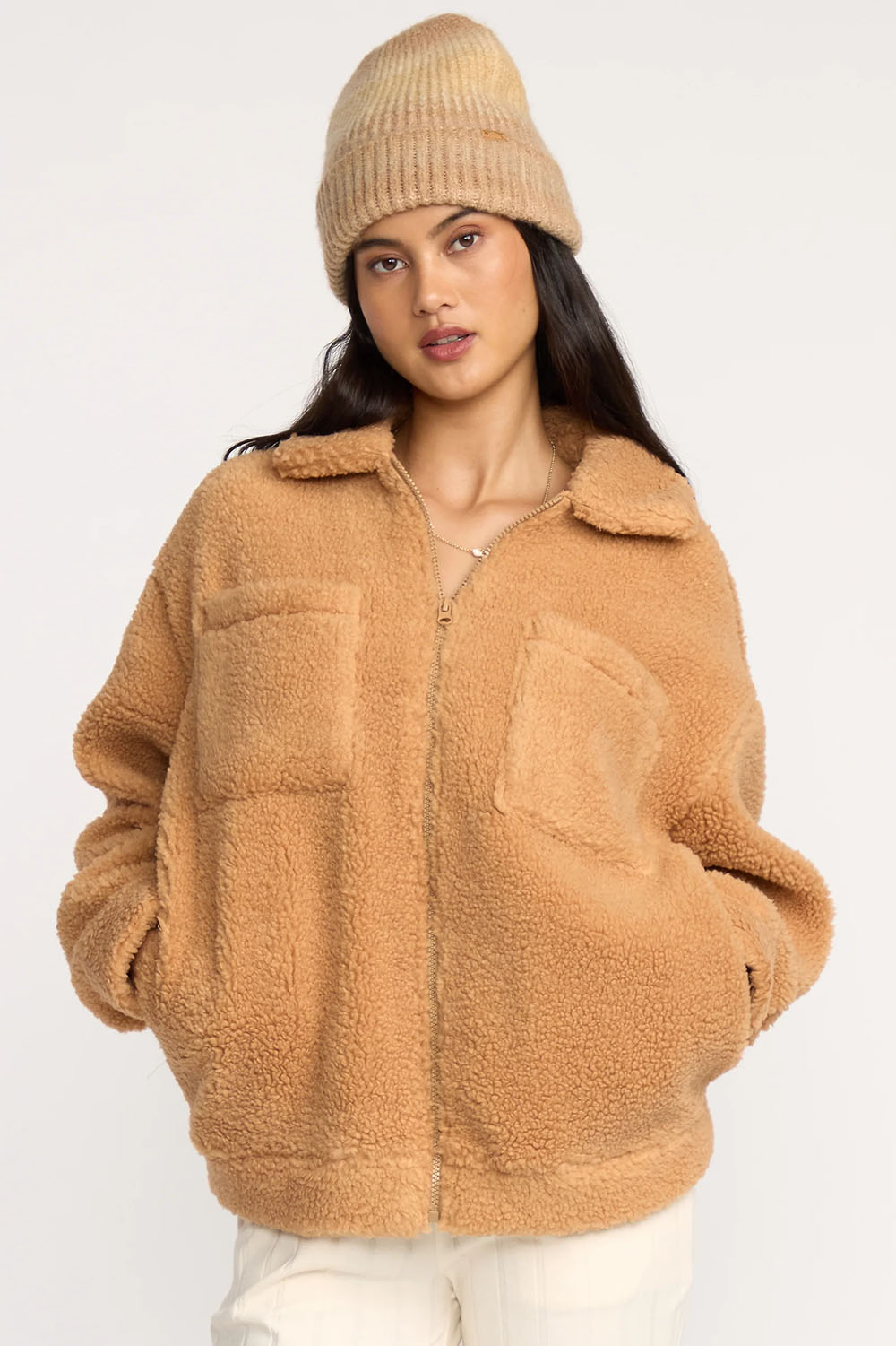 Billabong - Resound Sherpa Jacket - Dusty Trails - Front