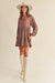 Reset by Jane - Heather Satin Dress - Mauve