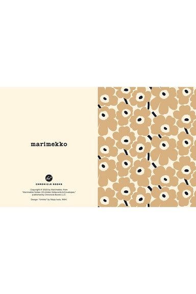 chronicle marimekko notes card design tan
