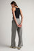 Richer Poorer - Recycled Fleece Wide Leg Pant - Heather Grey - Back