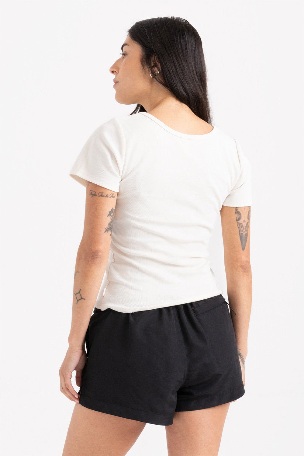 Roark - Wind Worn Tee - Off White - Back