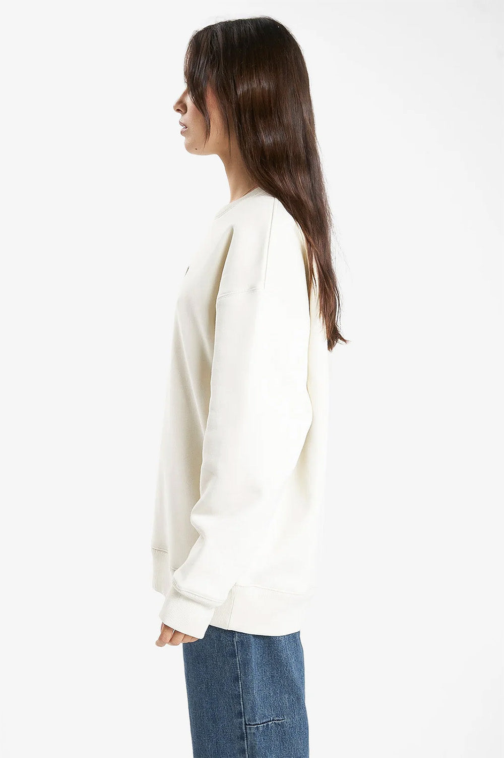 Thrills - Chariot Rides Slouch Crew - Heritage White - Side