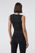 Vuori - Halo Essential Scoop Tank - Solid Black - Back