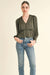 Reset by Jane - Jazmine Button Up Blouse - Olive