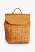 Able - Elsa Basketweave Backpack - Cognac - Front