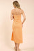 Sadie & Sage - Howdy Honey Tube Dress - Orange- Back
