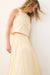 Marine Layer - Bea Midi Skirt - Marigold Stripe - Side