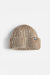 Autumn - Shorty Cord Double Roll Beanie - Brown