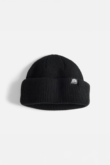 Autumn - Shorty Double Roll Beanie - Black