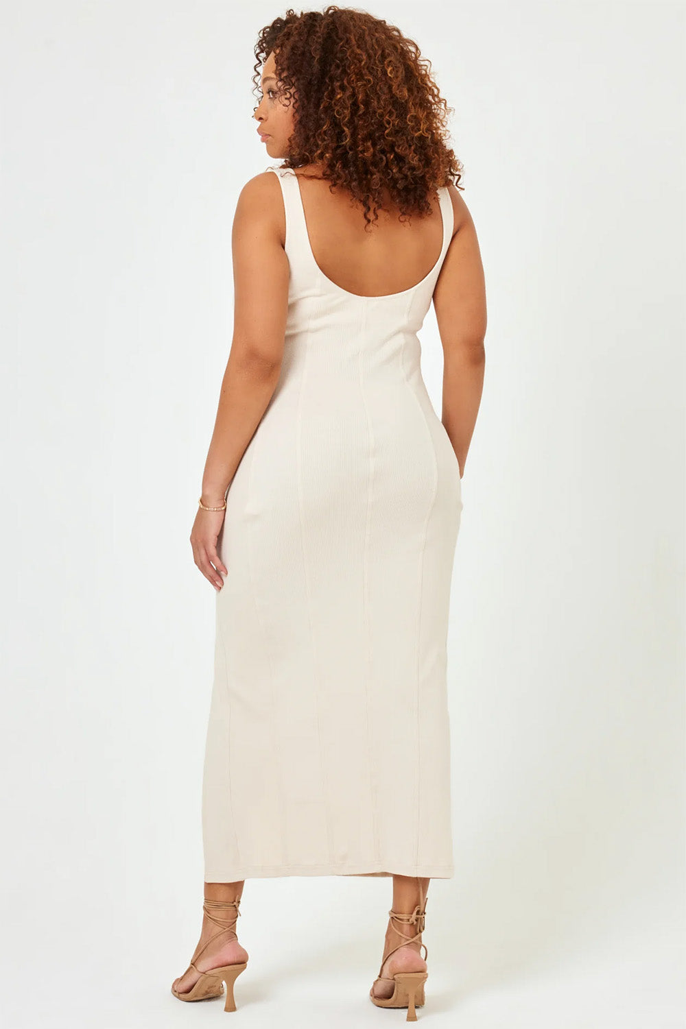 L*Space - Vivienne Dress - Bone - Back