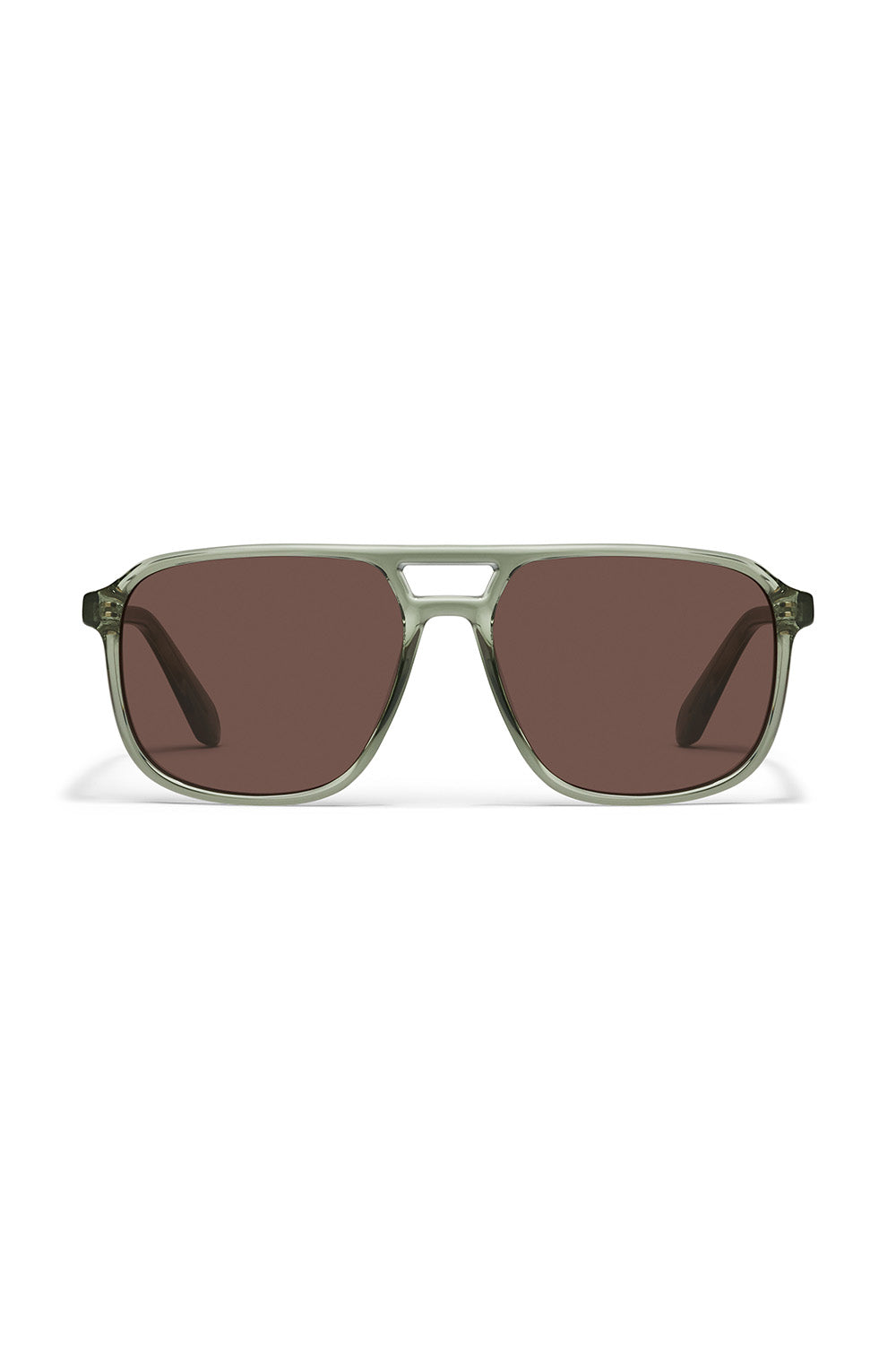 Quay - On the Fly - Moss/Brown - Front