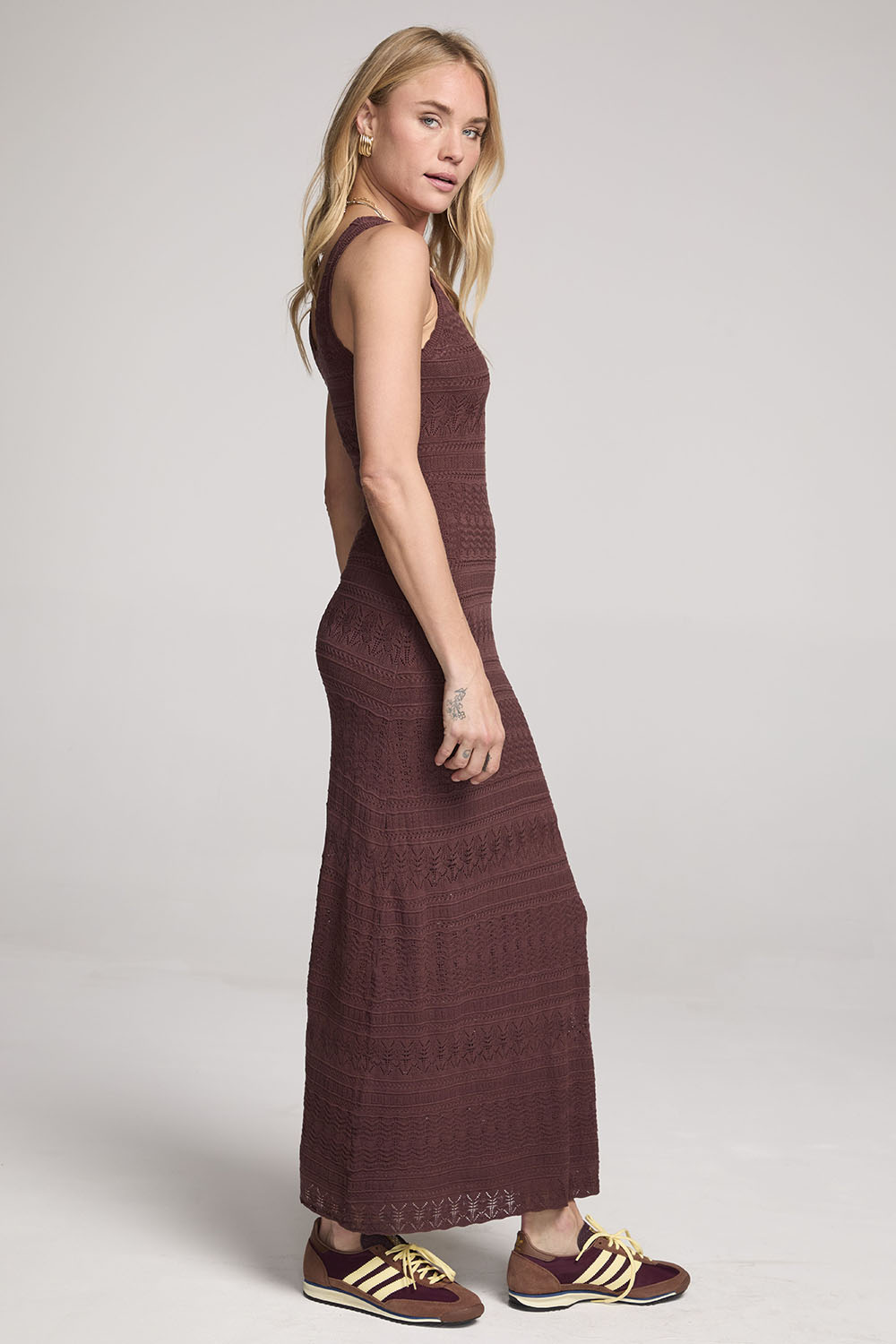 Saltwater Luxe - Pax Midi Dress - Cinnamon - Side