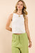Sadie & Sage - Sterling Sweater Tank - White - Front