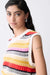 Deluc - Moura Knit Vest - Multi - Detail