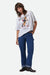 Brixton - Sporting Club Oversized BF Tee - White
