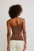 Free People - Seamless V Neck Cami - Chocolate Lava - Back