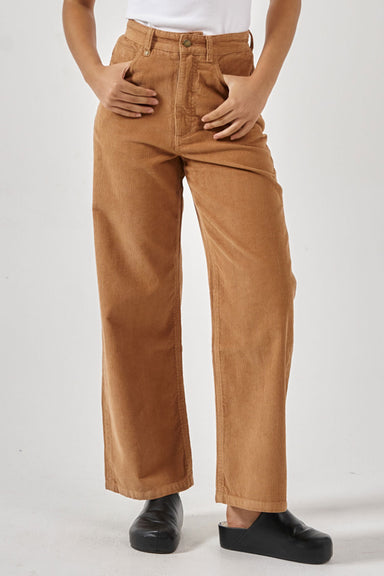 Thrills - Holly Cord Pant - Faded Tobacco - Front