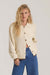 Roark Revival Open Roads Cardigan in Bone — Front view