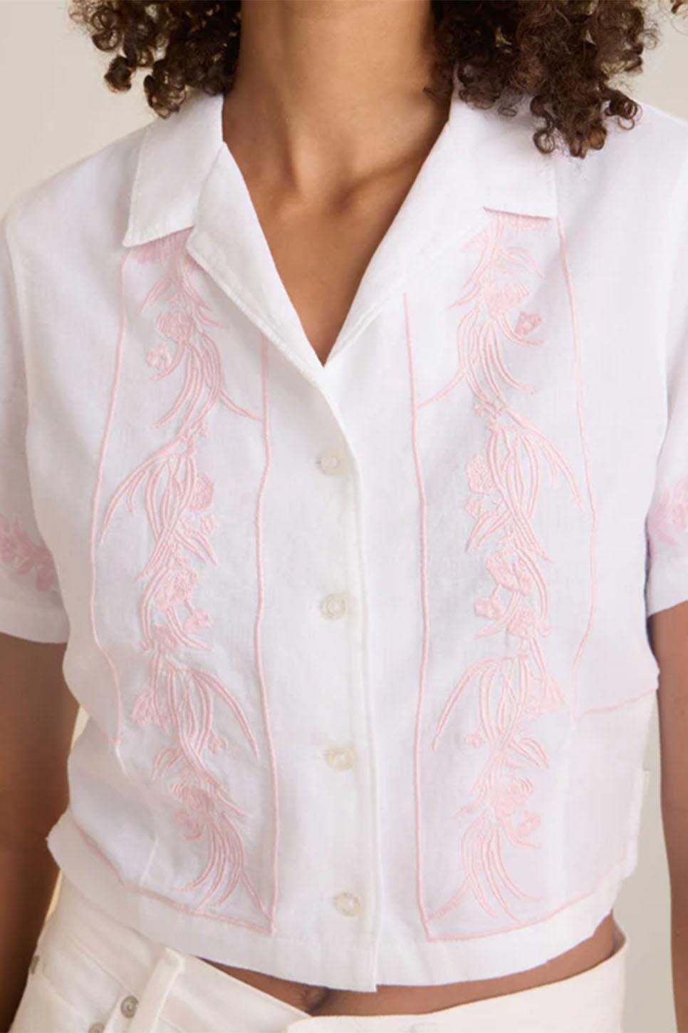 Roark - Camp Shirt - Dusty Orchid - Detail
