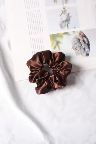 Pearl of the West - Hair Scrunchie - Brown