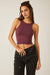 Free People - Clean Lines Cami - Precious Wine - Front
