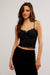 Free People - Lacey Essential Cami - Black  - Front