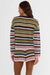 Beach Riot Beach Sweater in Paradise Stripe — back view