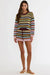 Beach Riot Beach Sweater in Paradise Stripe — full-body view