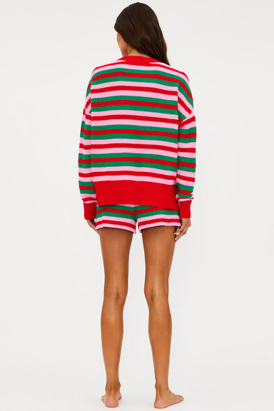 Beach Riot - Balboa Short - Ruby Stripe - Back