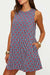 beach riot caprina mini dress star spangled seas detail