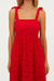 beach riot charlotte dress cherry eyelet detail