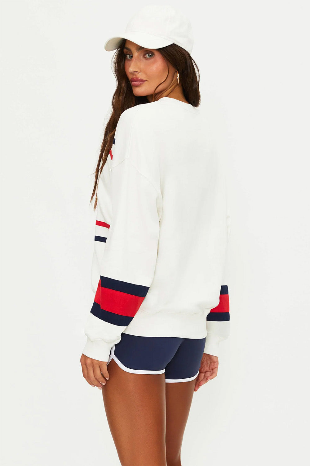 beach riot devyn oversized sweatshirt firework colorblock side