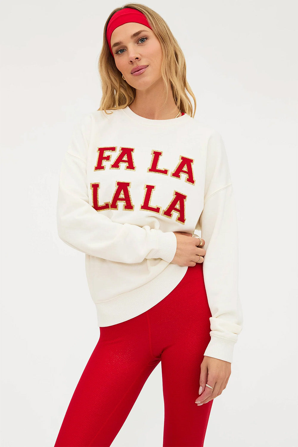 Beach Riot - Devyn Oversized Sweatshirt - Frosted Falala - Profile