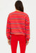 beach riot devyn oversized sweatshirt strawberry sunset stripe back