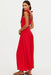 beach riot isadora dress crimson back