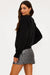 beach riot jolene sweater black bow side