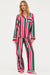 Beach Riot - Livy Top/Connie Pant Set - Ruby Stripe - Front