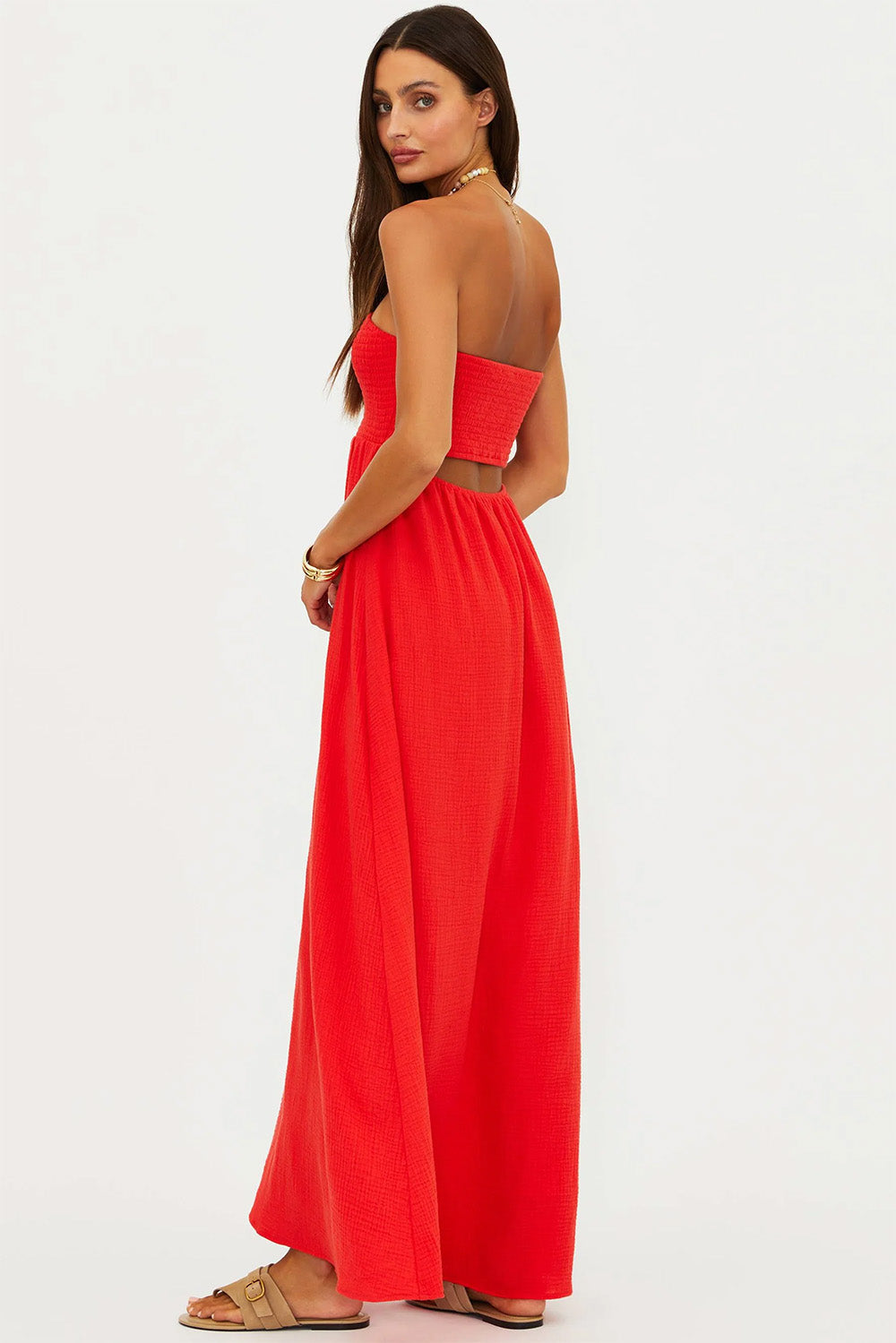 beach riot yula dress hot haze back