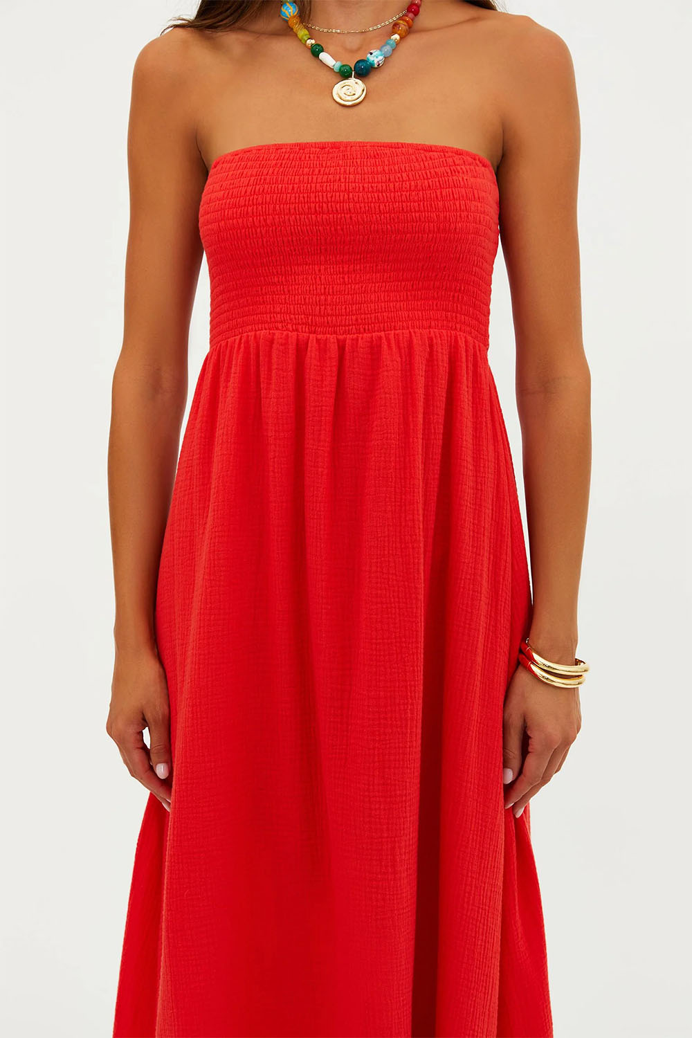 beach riot yula dress hot haze detail