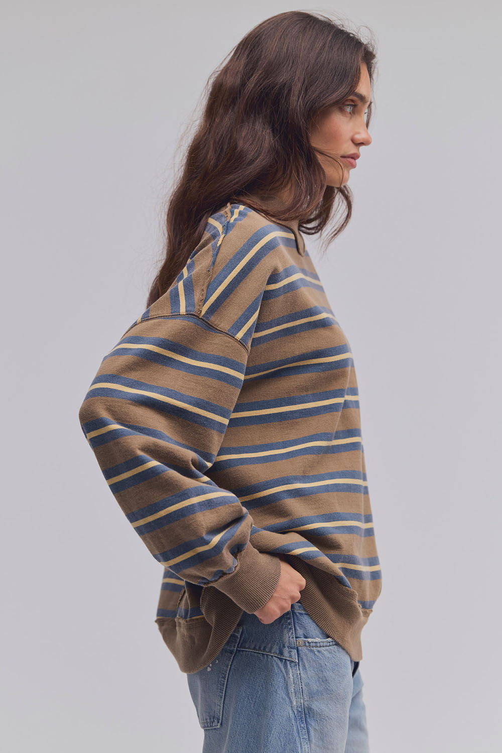 Free People - Palm Spring Striped - Army Combo - Side
