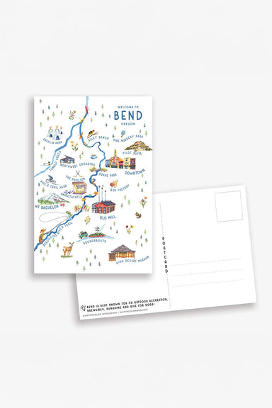 Watercolor Wednesday - Bend Oregon Postcard