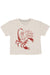Sendero - Love Stings Crop Tee - Vintage White